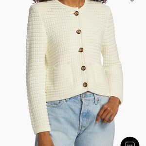 ba&sh Women's gaspard Cream Knit Sweater - size 1
